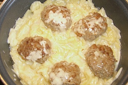 Frikadellenpfanne mit Sp&auml;tzle 6