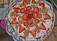 Pawlowa - Erdbeersahnecr&egrave;me - Baiser - Kuchen