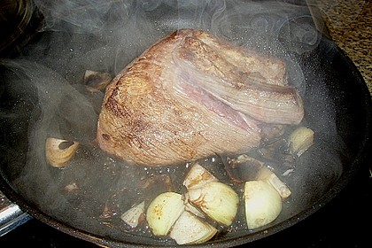 Rinderbraten mit Essig und Rahm 17