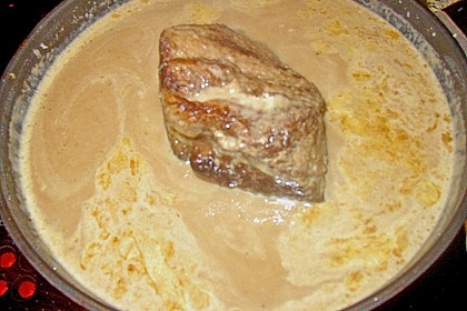 Rinderbraten mit Essig und Rahm 19