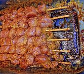 Gefl&uuml;gel - Satay - Spie&szlig;e (Bild)