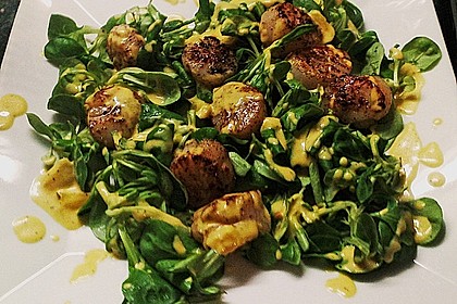 Jakobsmuscheln mit Safransauce 15