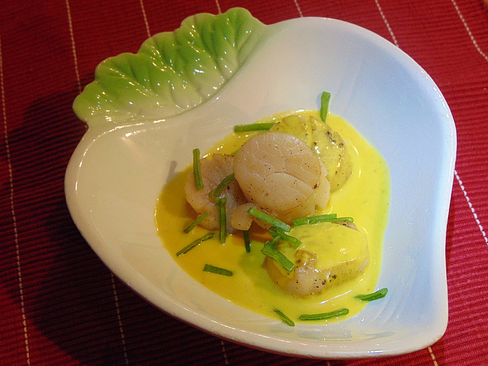 Jakobsmuscheln mit Safransauce (Rezept mit Bild) von lametti | Chefkoch.de