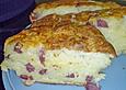 Schnelles Brot mit K&auml;se oder Salami oder Zwiebeln