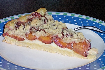 Zwetschgen-Streuselkuchen mit Pudding 2