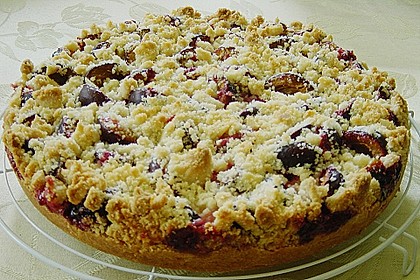Zwetschgen-Streuselkuchen mit Pudding 49