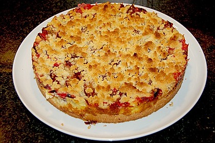 Zwetschgen-Streuselkuchen mit Pudding 50