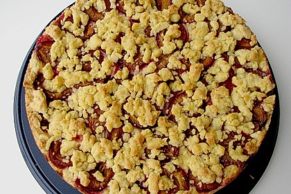 Zwetschgen-Streuselkuchen mit Pudding 38