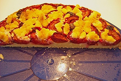 Zwetschgen-Streuselkuchen mit Pudding 89