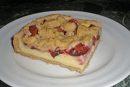 Zwetschgen-Streuselkuchen mit Pudding 21