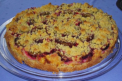 Zwetschgen-Streuselkuchen mit Pudding 44