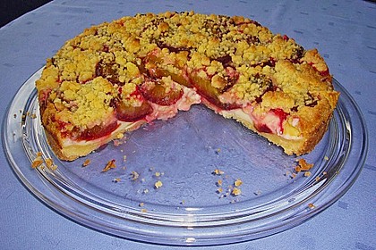 Zwetschgen-Streuselkuchen mit Pudding 47