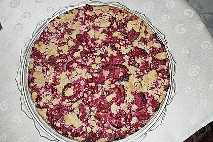 Zwetschgen-Streuselkuchen mit Pudding 63