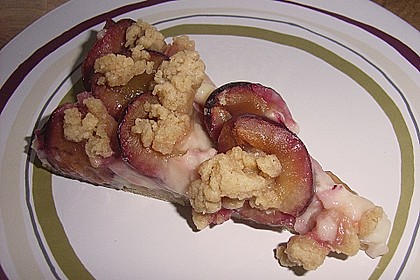 Zwetschgen-Streuselkuchen mit Pudding 111
