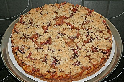 Zwetschgen-Streuselkuchen mit Pudding 62