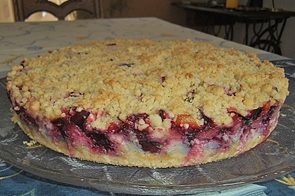 Zwetschgen-Streuselkuchen mit Pudding 96