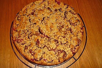 Zwetschgen-Streuselkuchen mit Pudding 66