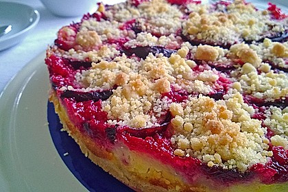Zwetschgen-Streuselkuchen mit Pudding 35