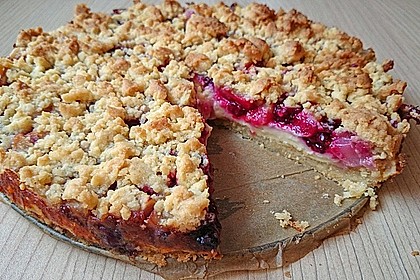 Zwetschgen-Streuselkuchen mit Pudding 4