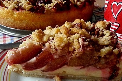 Zwetschgen-Streuselkuchen mit Pudding 13