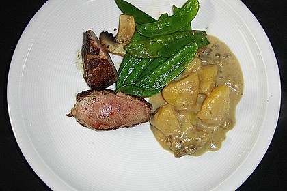 Steinpilz - Rahmkartoffeln mit Entenbrust 14