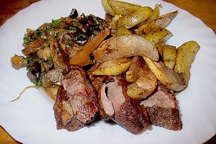 Steinpilz - Rahmkartoffeln mit Entenbrust 16