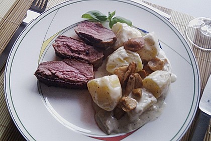 Steinpilz - Rahmkartoffeln mit Entenbrust 20