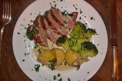 Steinpilz - Rahmkartoffeln mit Entenbrust 15