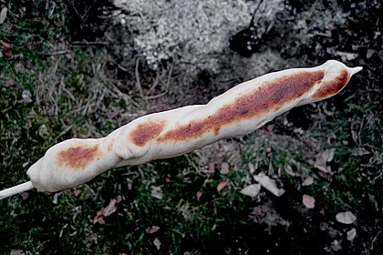 Süßes Stockbrot 3