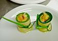 Zucchini - R&auml;ucherlachs - R&ouml;llchen