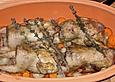 Wachteln mit Maronenf&uuml;llung und Kr&auml;utergnocchis