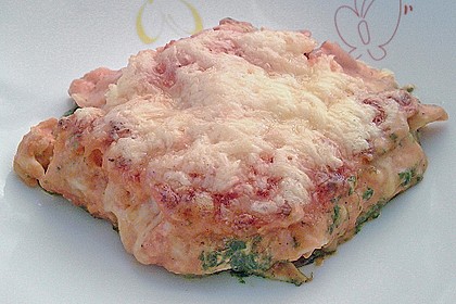Lachs - Lasagne mit Spinat 30