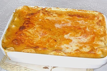 Lachs - Lasagne mit Spinat