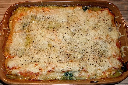 Lachs - Lasagne mit Spinat 31
