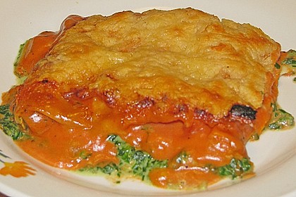 Lachs - Lasagne mit Spinat 35
