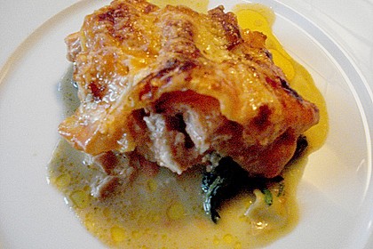 Lachs - Lasagne mit Spinat 39
