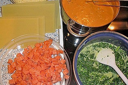 Lachs - Lasagne mit Spinat 2