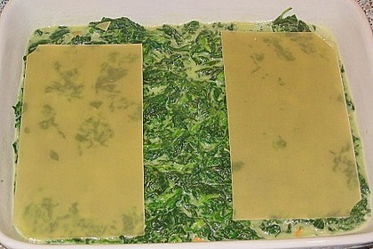 Lachs - Lasagne mit Spinat 4
