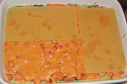Lachs - Lasagne mit Spinat 6