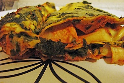 Lachs - Lasagne mit Spinat 41