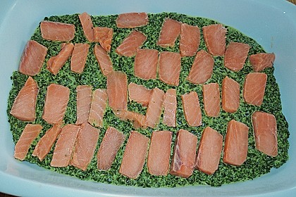 Lachs - Lasagne mit Spinat 42
