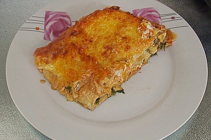 Lachs - Lasagne mit Spinat 45