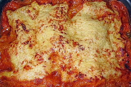 Lachs - Lasagne mit Spinat 13