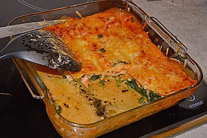 Lachs - Lasagne mit Spinat 53