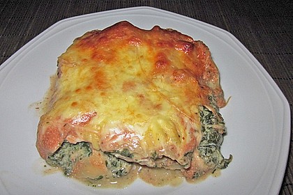 Lachs - Lasagne mit Spinat 63