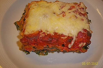 Lachs - Lasagne mit Spinat 65