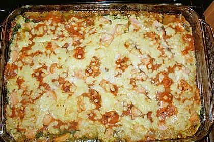 Lachs - Lasagne mit Spinat 23