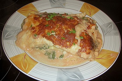 Lachs - Lasagne mit Spinat 25