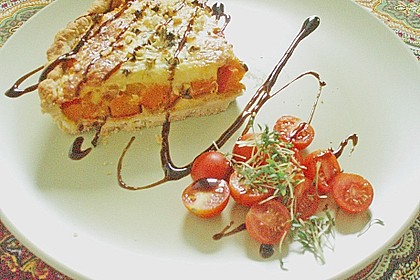 K&uuml;rbis - Ziegenk&auml;se - Quiche 3