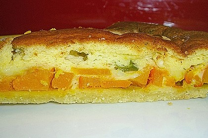 K&uuml;rbis - Ziegenk&auml;se - Quiche 8